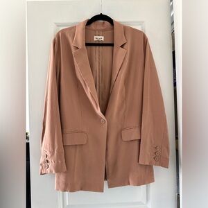 Open Edit Icon Relaxed Blazer | M | Blush color